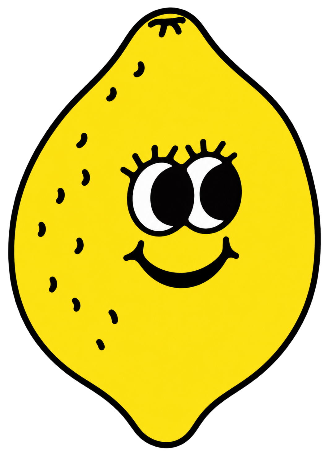 Layal’s smiling yellow lemon